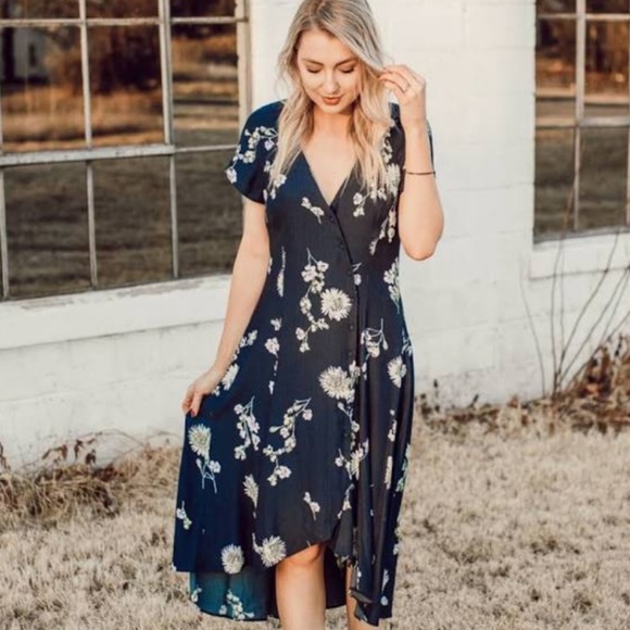 NWT Free People Lost In You Midi Dress - Picture 5 of 8